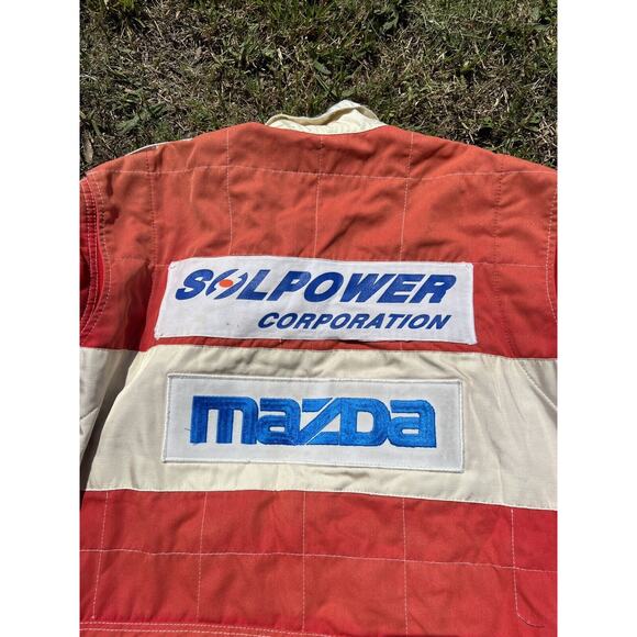 VTG 70’s Simpson Fire Retardant Racing Suit Race Driver Dick Starita Red - Picture 12 of 12